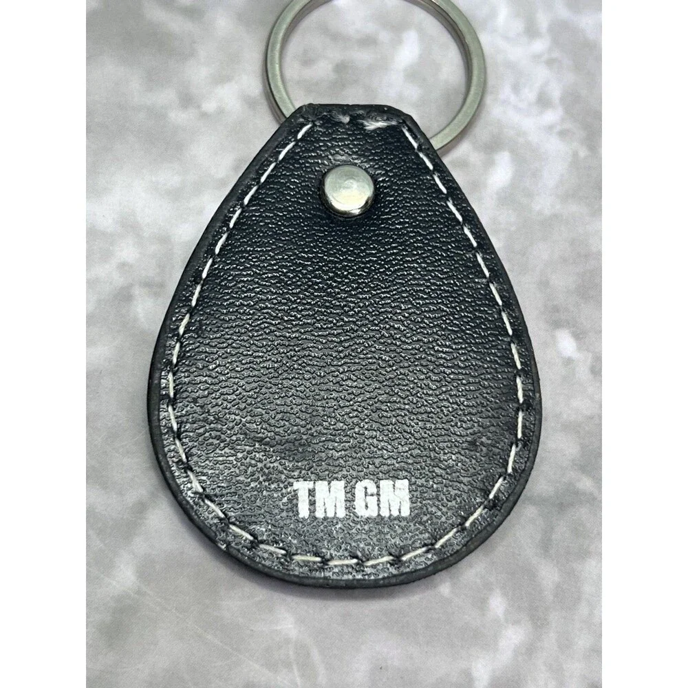 Pontiac Firebird Logo Leather Vintage Keychain Keyring GM Original